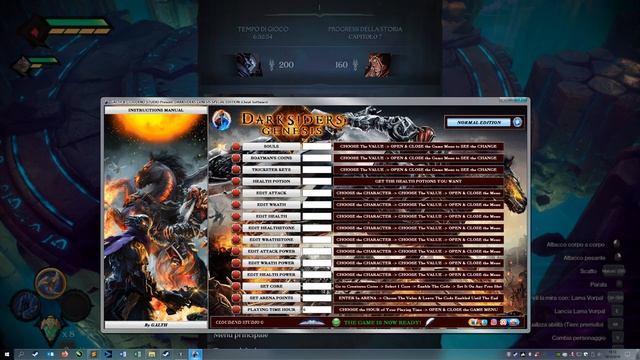 DARKSIDERS GENESIS, CHEATS, TRAINER, MOD, CORES, ARENA POINTS, SOULS, OUTFITS, UNLOCK ALL 100% WORK смотреть онлайн