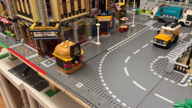 LEGO CITY Burger Van Review and placing in the LEGO city! 60404 смотреть онлайн