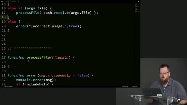 4. Reading Files with Path & FS Modules смотреть онлайн