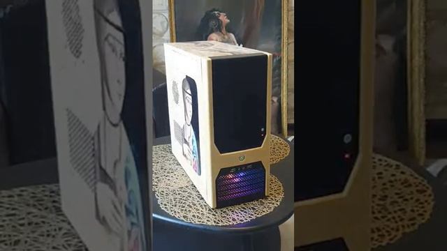 Роспись на системнике. ДАВИНЧИ, МИКЕЛАНДЖЕЛО #сборкапк #pc #пк #projecte63