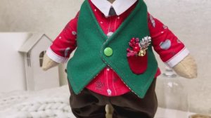 Жилетка для куклы и игрушки _ DIY doll toy clothing