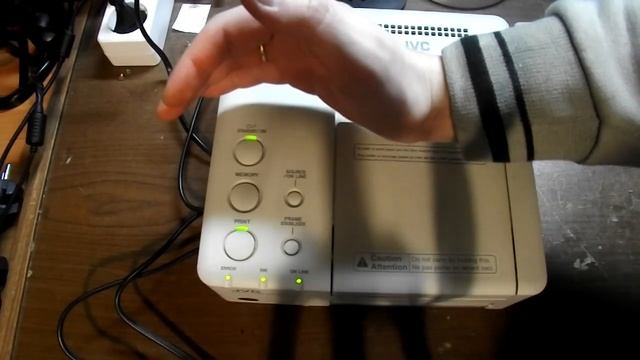 Старинный видео принтер JVC GV-PT2. Обзор. смотреть онлайн