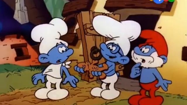 Смурфики 9 серия 4 сезон Волшебные имбирные пряники/Секрет деревенского колодца смотреть онлайн