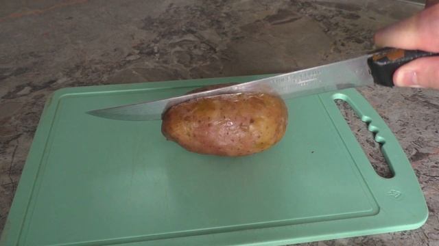 Фаршированный картофель беконом и сыром за 10 минут! смотреть онлайн