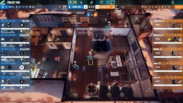 Homeland Nova vs Talentless Esports | Project Eris Rainbow Six Playday 6 смотреть онлайн