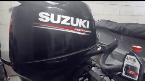 Замена масел после сезона в лодочном моторе Suzuki df70/90atl