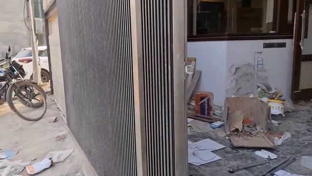 Aluminum Pannel Main Slider Remote Controlled Gate For House In Punjab