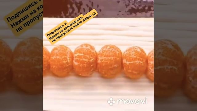 Ребята 🥳Шоколадный рулет с мандаринами#еда#сладости #мандариновыйпирог #шоколадныйрулет смотреть онлайн