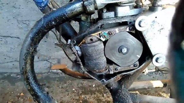 Электронное зажигание на советский мопед Рига Electronic ignition