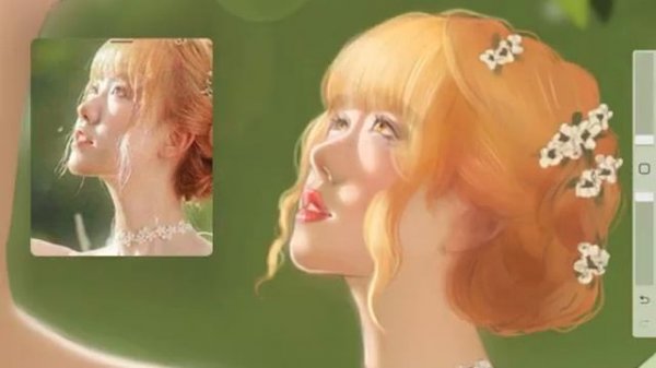 Рисую девушку-весну | Thirteen_art