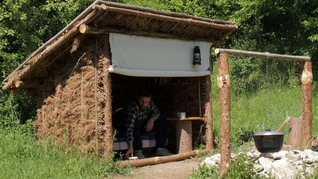 летний шалаш 2 часть (обустройство) смотреть онлайн