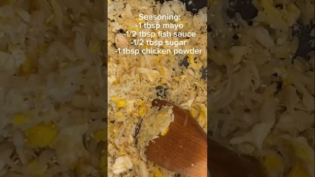 Delicious crab fried rice! Anyone can cook! #shorts смотреть онлайн