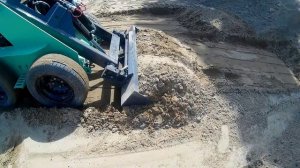 Реальная работа. Песок. Мини погрузчик минитрактор MultiTractor MT-420