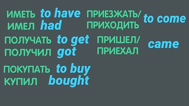15 урок. Past simple. Утверждения. смотреть онлайн
