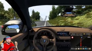 ПРОТЕСТИРОВАЛ МВ Х5М НА БЕЗДОРОЖЬЕ - СУРОВАЯ РОССИЯ ETS 2 + РУЛЬ