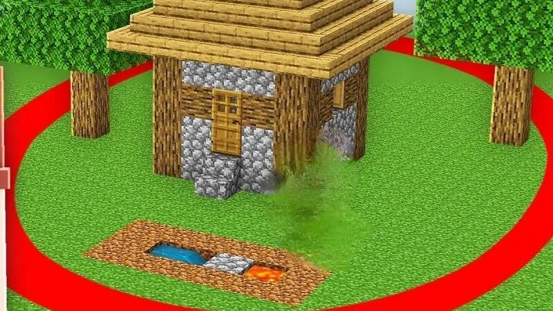 3 ДНЯ ВЫЖИВАНИЯ В КРАСНОМ КРУГУ С ДОМОМ! смотреть онлайн