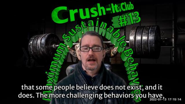 Crush It Club Episode 13 Maximum Sustainable Behavior ( with Hard Coded English Subtitles ) смотреть онлайн