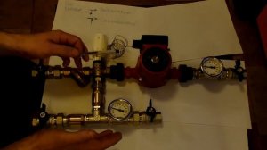 Смесительный узел для тёплых полов на трёхходовых клапанах