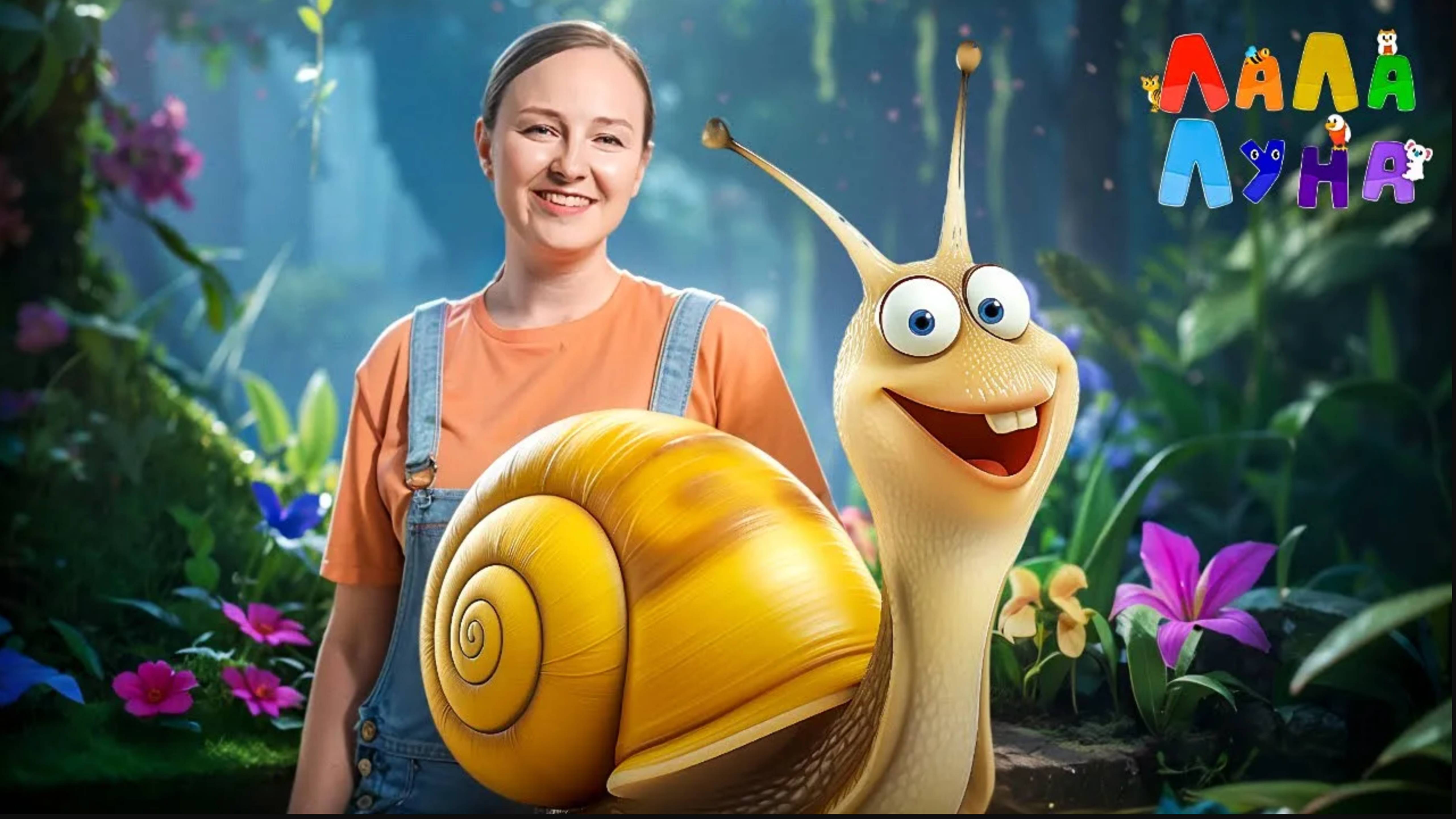 В Мире Улиток - Развивающая Песенка Для Детей #детям смотреть онлайн