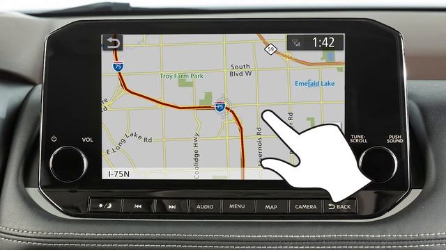 2023 Nissan Pathfinder - Map Screen Overview (if so equipped) смотреть онлайн