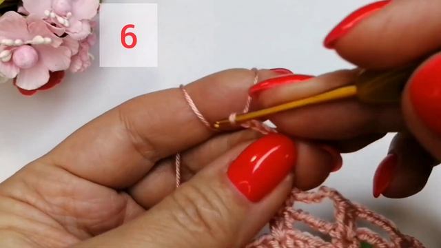 Красивый квадратный мотив крючком или готовая салфеточка. смотреть онлайн