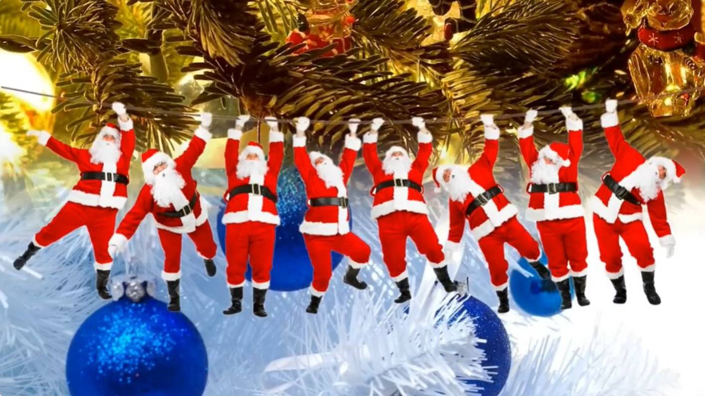 Переходы Новогодние Рождественские Санта Клаусы для Proshow Producer смотреть онлайн