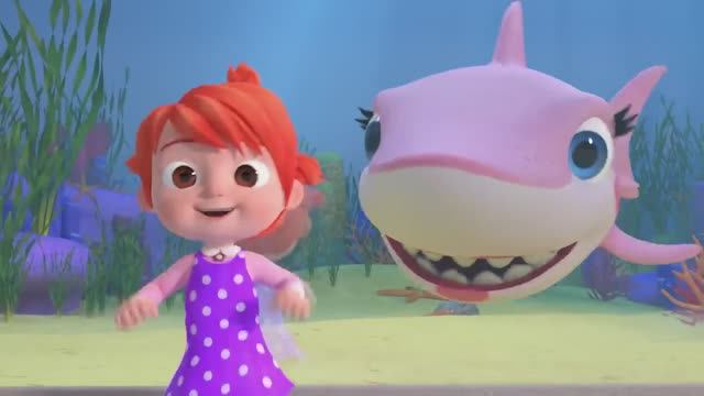 Акуленок Ту-Ту-Ту ( Baby Shark на английском ) смотреть онлайн