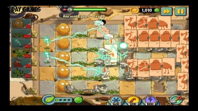 Plants vs. Zombies 2: It's About Time Egypt – day 18. Растения против Зомби 2: Это время . смотреть онлайн