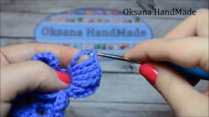 Объемные цветы крючком. Мастер класс. Simple crochet flowers