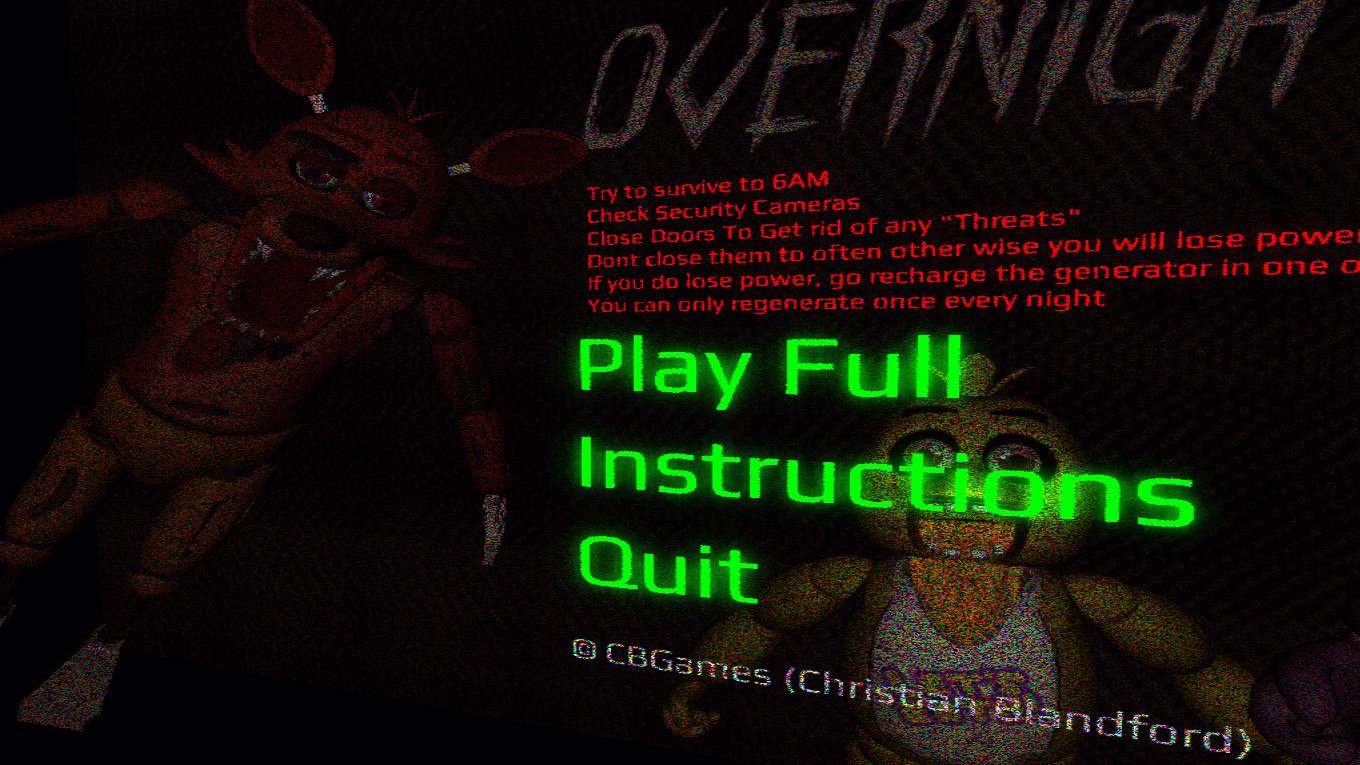 Overnight Full - ЛЮБИМЫЙ ФНАФ НО ОТ ПЕРВОГО ЛИЦА! смотреть онлайн