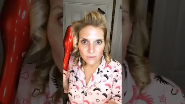 Egg White Face Mask & a Fancy Hair Curler