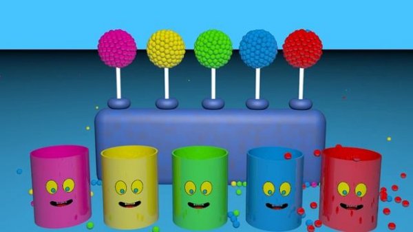 ЧУПА ЧУПС учим цвета создаем сладости Развивающий мультик для детей