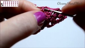 Цветок крючком с бусинами. Мастер класс. Flower crochet