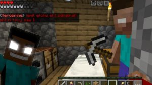 Призвал ХЕРОБРИНА в Майнкрафт!  Выживание с ХЕРОБРИНОМ хоррор ВЫЖИВАНИЕ!