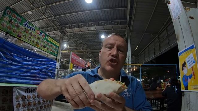 Best Kebab - Turkish Chicken Doner Kebabs At Bang Yai Night Market Walking Video смотреть онлайн