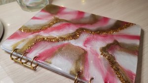 Блокнот из эпоксидной смолы