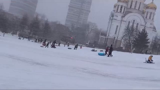 снегопад в акведуке смотреть онлайн
