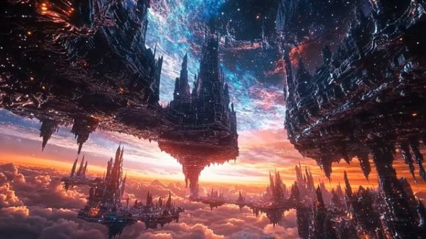 Beneath the Depths - Unseen Worlds ｜ Alien Worlds ｜ Futuristic Megastructures ｜ AI Space Music Clip