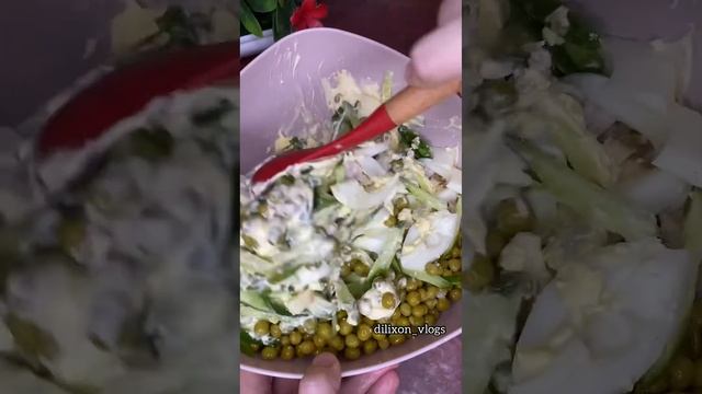 Tovuqli salat #cooking #salatlar #yummy #foodblogger #salads смотреть онлайн