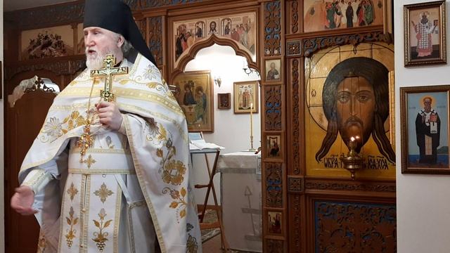 Партенит .Проповедь Игумена Никиты в День Рождества Христова Храм Благовещения .07.01.25г