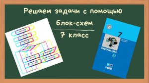 Решаем задачи в виде блок-схемы (7 класс)