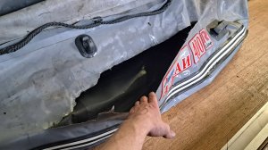 Ремонт баллона на лодке пВХ