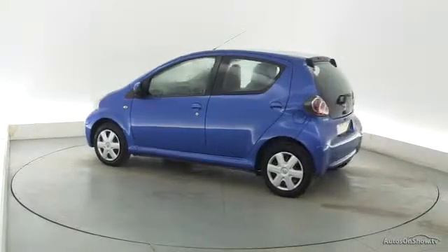 2010 TOYOTA AYGO VVT-I BLUE смотреть онлайн