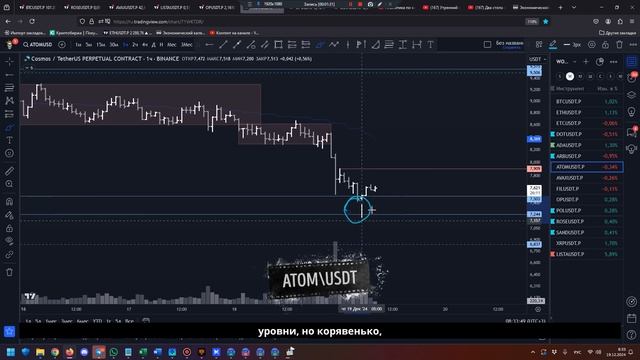 Утренний обзор на 19.12.24 - идей в лонг DOT, ARB, ROSE и POL! смотреть онлайн