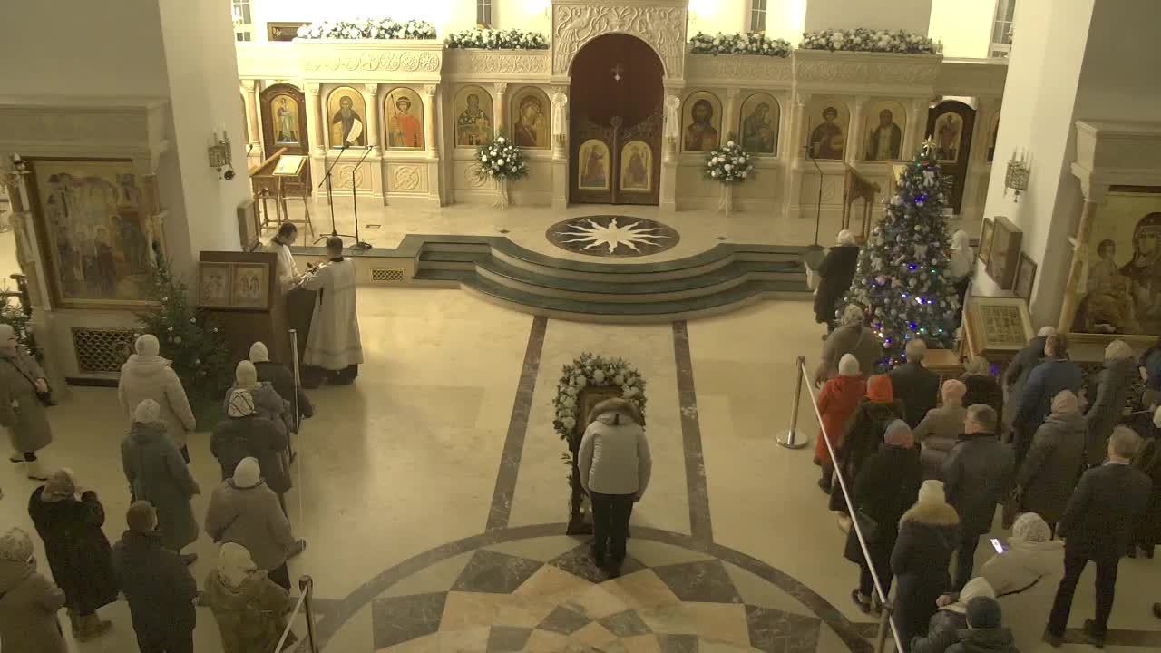 Поздняя Божественная Литургия. Рождество Господа Бога и Спаса нашего Иисуса Христа смотреть онлайн
