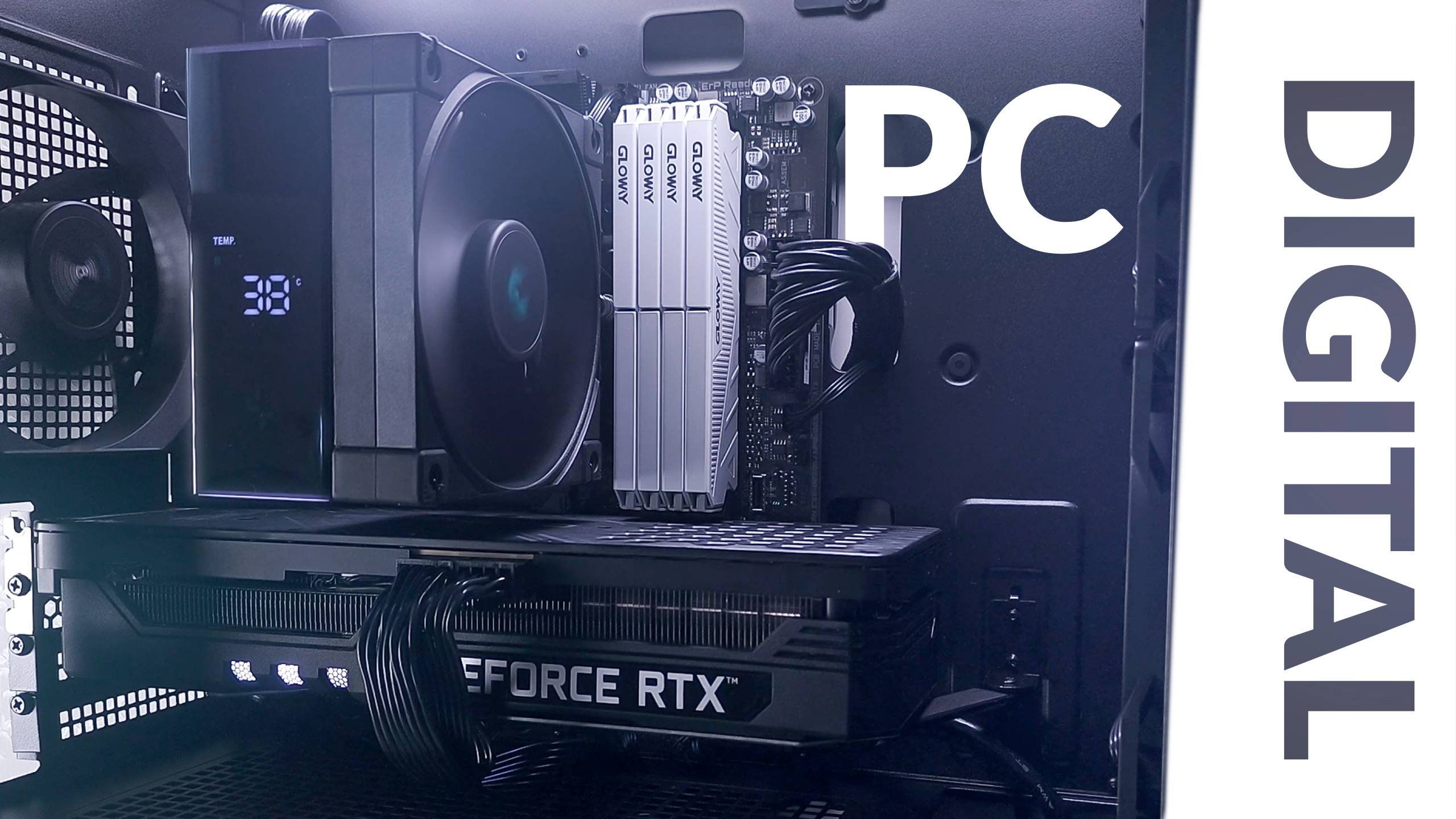 Черно-белая сборка ПК на AM5 - Ryzen 5 7600 и B650m смотреть онлайн