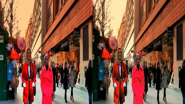 3D slomo Oxford Street, London смотреть онлайн
