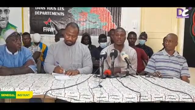 Conférence De Presse  FRAPP Avec Le Collectif Des Travailleurs Qui Ont Construit Les Autoponts De D