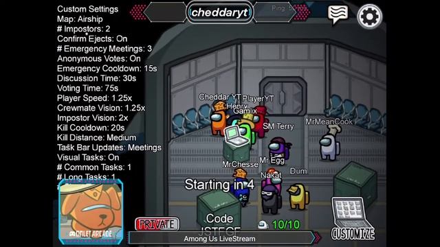 Watch me play Among Us via Omlet Arcade! смотреть онлайн