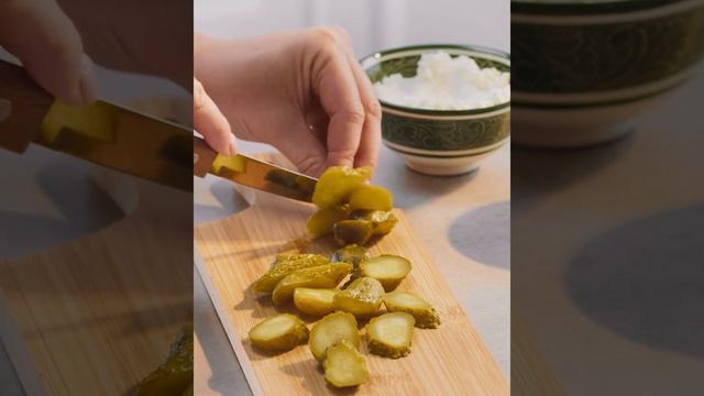 Брускетта с маринованными огурцами Bonduelle смотреть онлайн